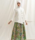 Kebaya Janggan Melati Off White - Image 2