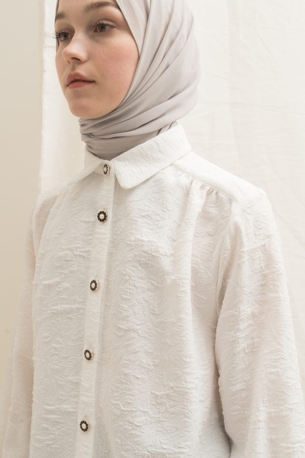 Blus Afiya Fia White - Image 4