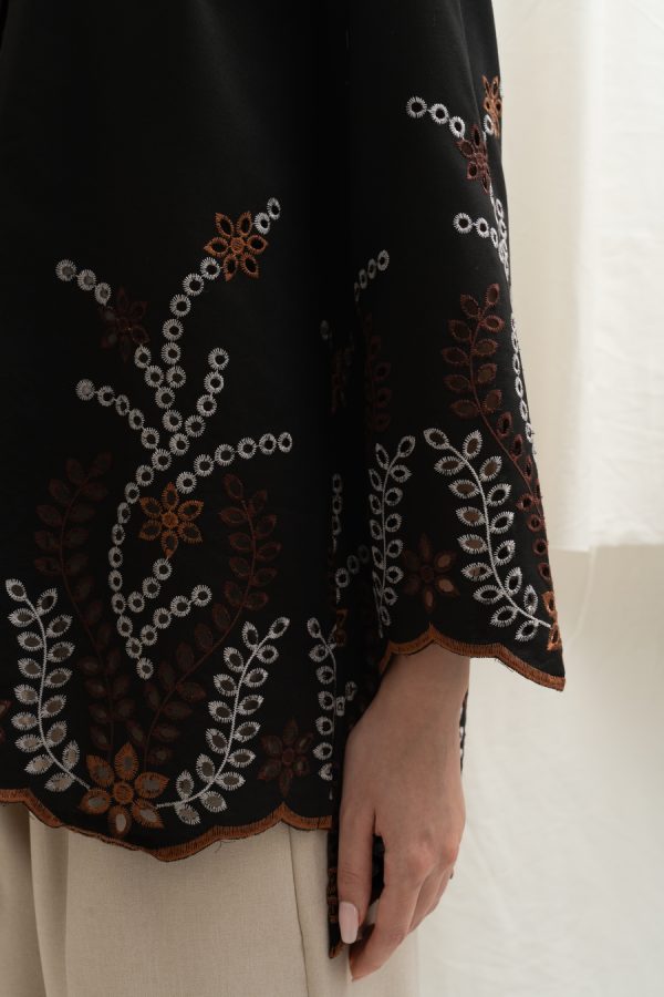 Blus Afiya Hitam Big Size - Image 6