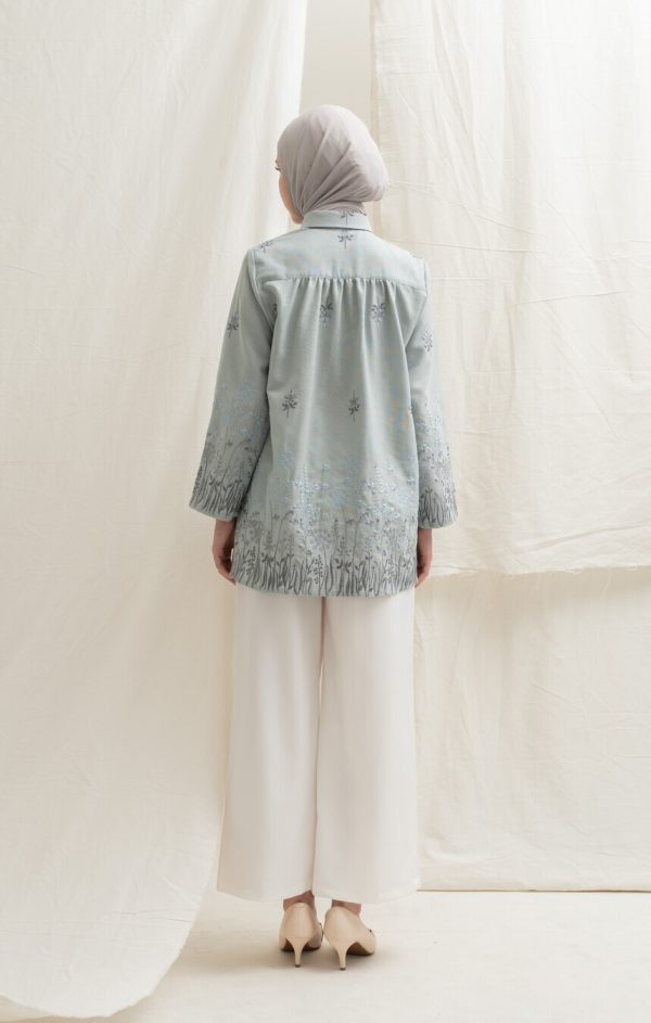 Blus Afiya Savana Baby Blue Big Size - Image 6