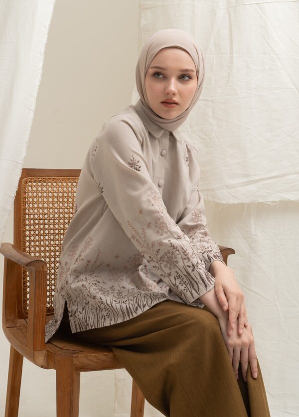 Blus Afiya Savana Latte - Image 7