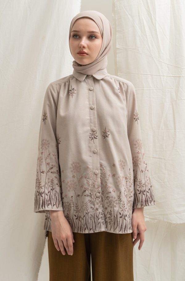 Blus Afiya Savana Latte