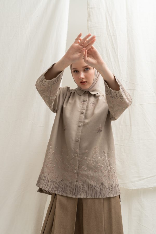 Blus Afiya Savana Mocca - Image 3