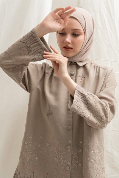 Blus Afiya Savana Mocca Big Size