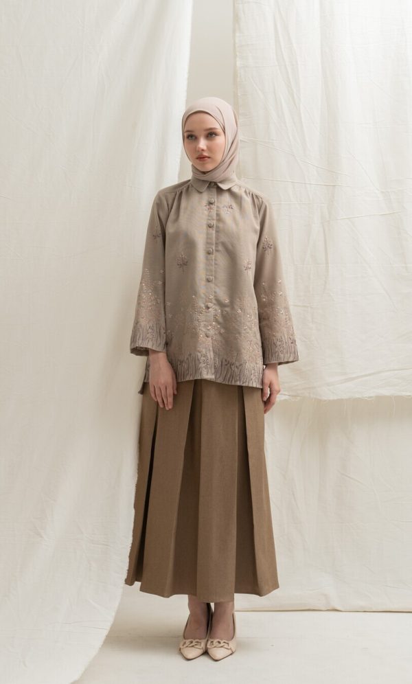 Blus Afiya Savana Mocca - Image 6