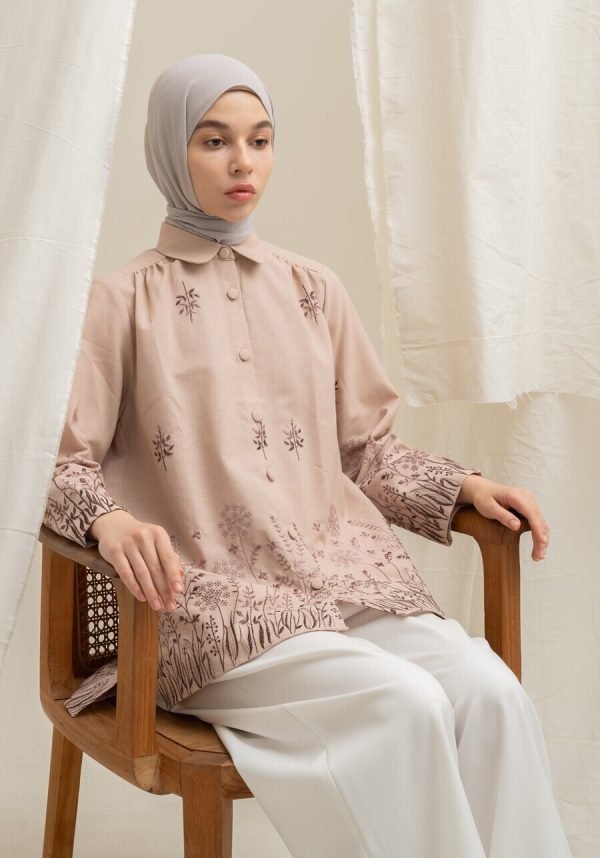 Blus Afiya Savana Peach - Image 3
