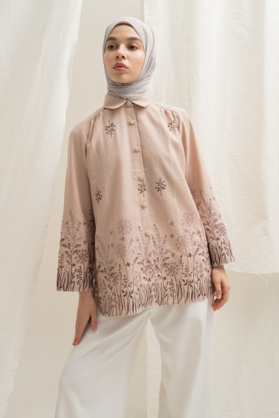 Blus Afiya Savana Peach