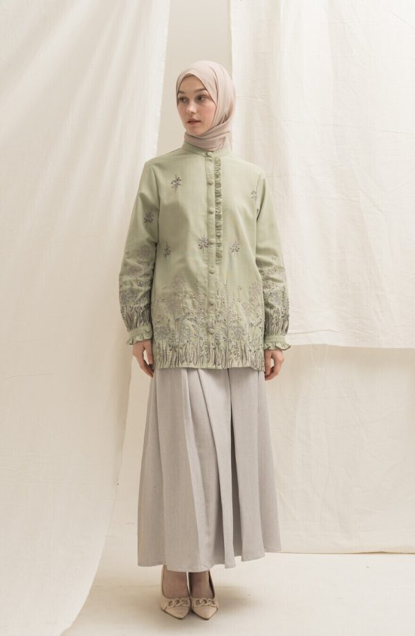 Blus Lyla Savana Light Green - Image 2
