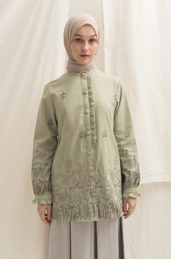 Blus Lyla Savana Light Green - Image 7