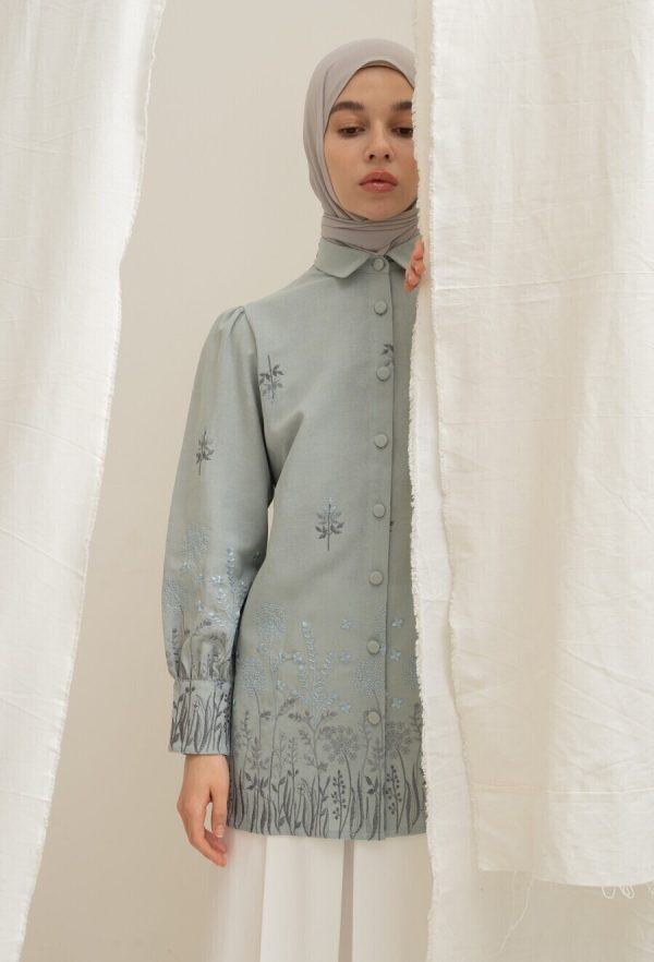 Blus Velya Savana Baby Blue Big Size - Image 6
