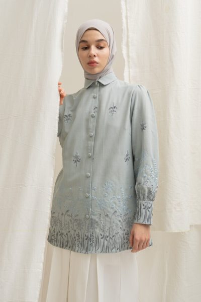 Blus Velya Savana Baby Blue