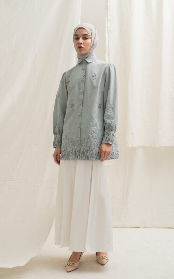 Blus Velya Savana Baby Blue Big Size - Image 5