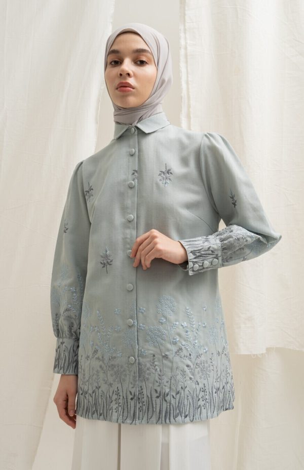 Blus Velya Savana Baby Blue Big Size - Image 8