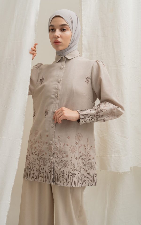 Blus Velya Savana Latte Big Size - Image 4