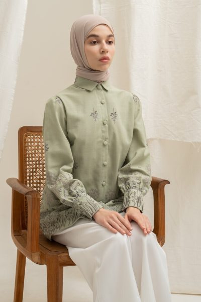 Blus Velya Savana Light Green
