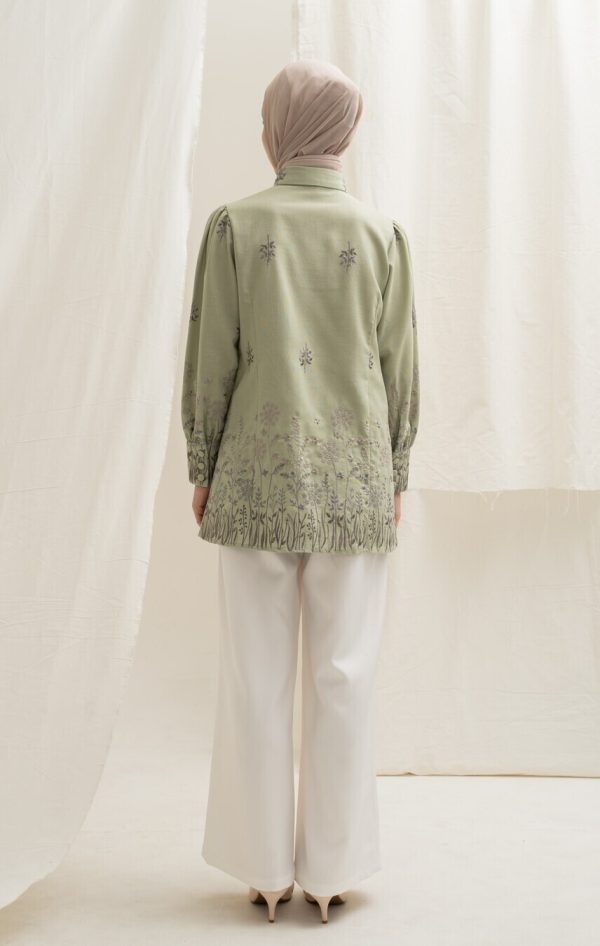 Blus Velya Savana Light Green - Image 6