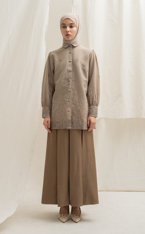 Blus Velya Savana Mocca Big Size - Image 8
