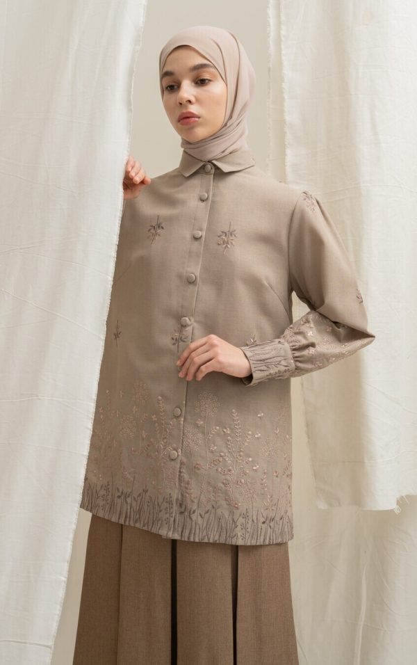 Blus Velya Savana Mocca Big Size - Image 5