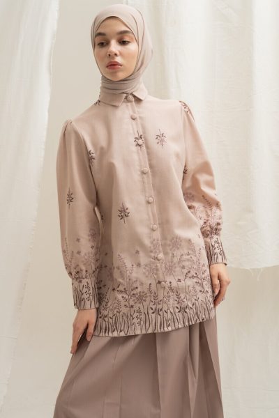 Blus Velya Savana Peach