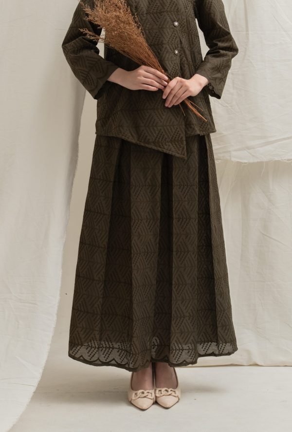 Deena Skirt Ghia Dark Olive