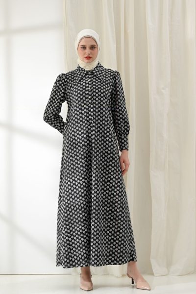 Gamis Zenia Naula Black