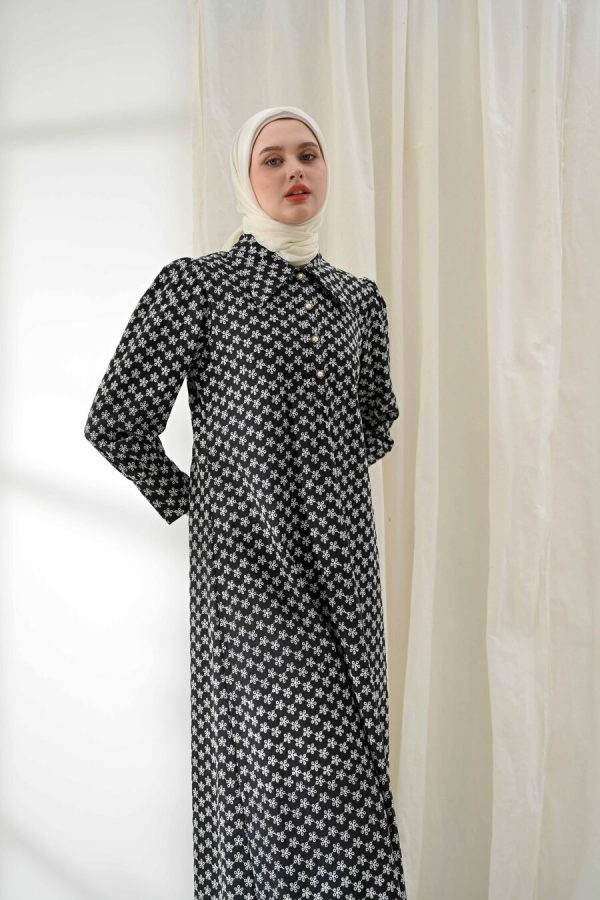 Gamis Zenia Naula Black - Image 6