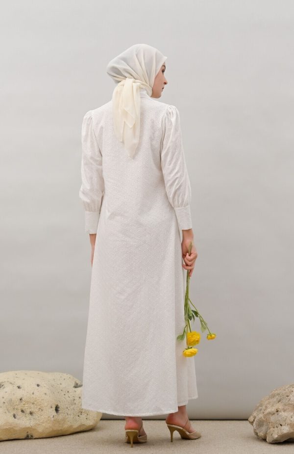 Gamis Zenia Naula White Big Size - Image 5