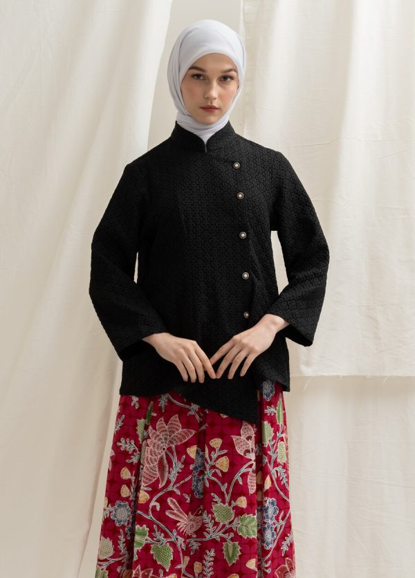 Kebaya Janggan Melati Hitam Big Size
