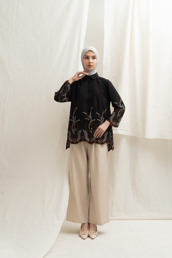 Wide Pants Alma Oat Beige - Image 16