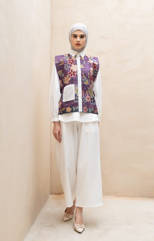 Wide Pants Alma White - Image 2