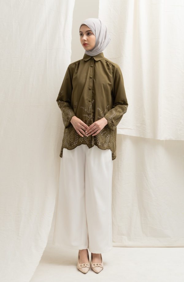 Wide Pants Alma White - Image 13