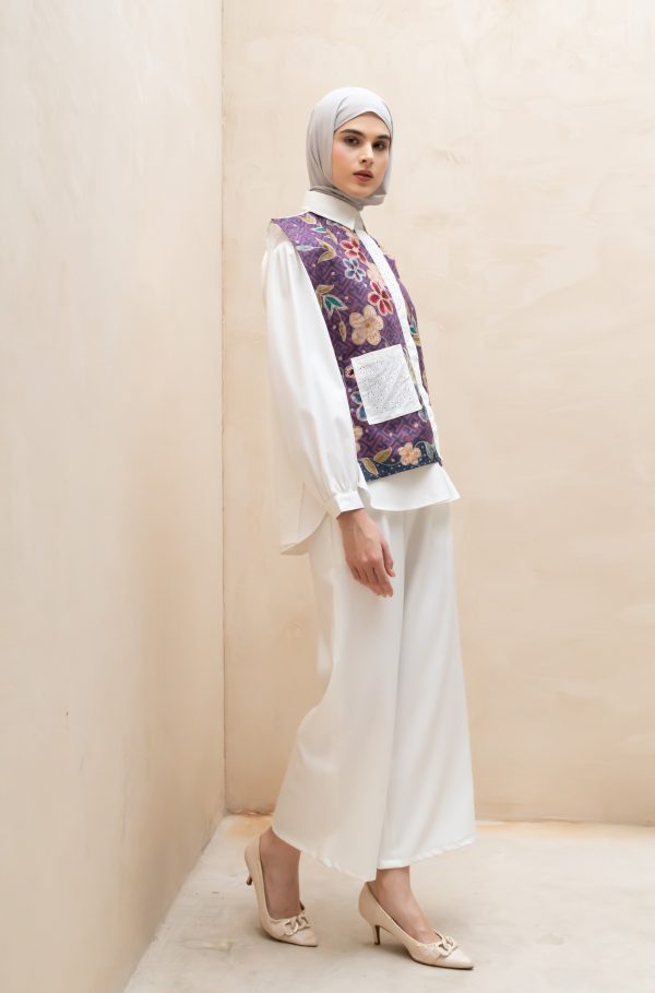 Wide Pants Alma White - Image 3