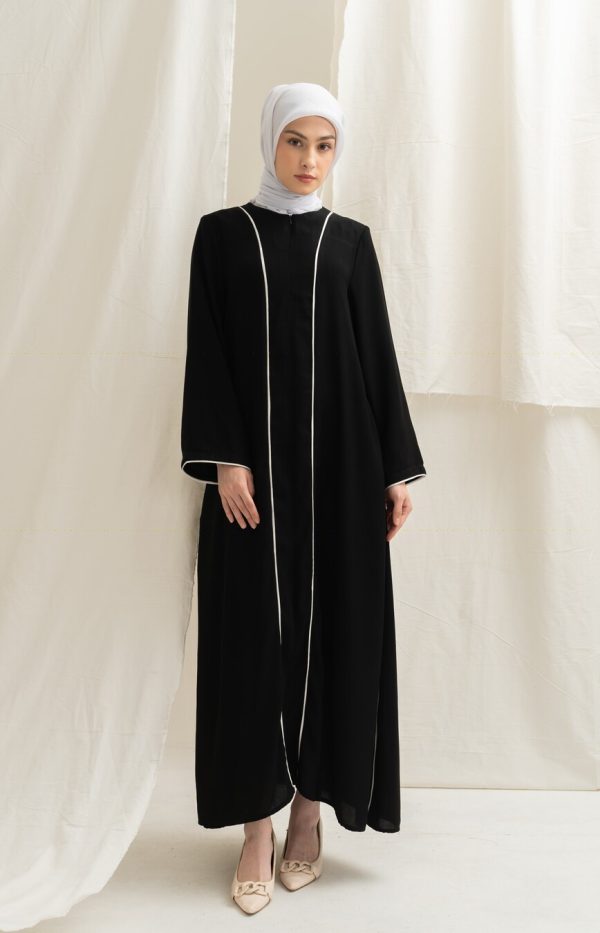 Abaya Humaira Black Big Size - Image 5