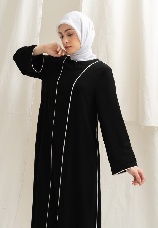 Abaya Humaira Black Big Size - Image 4