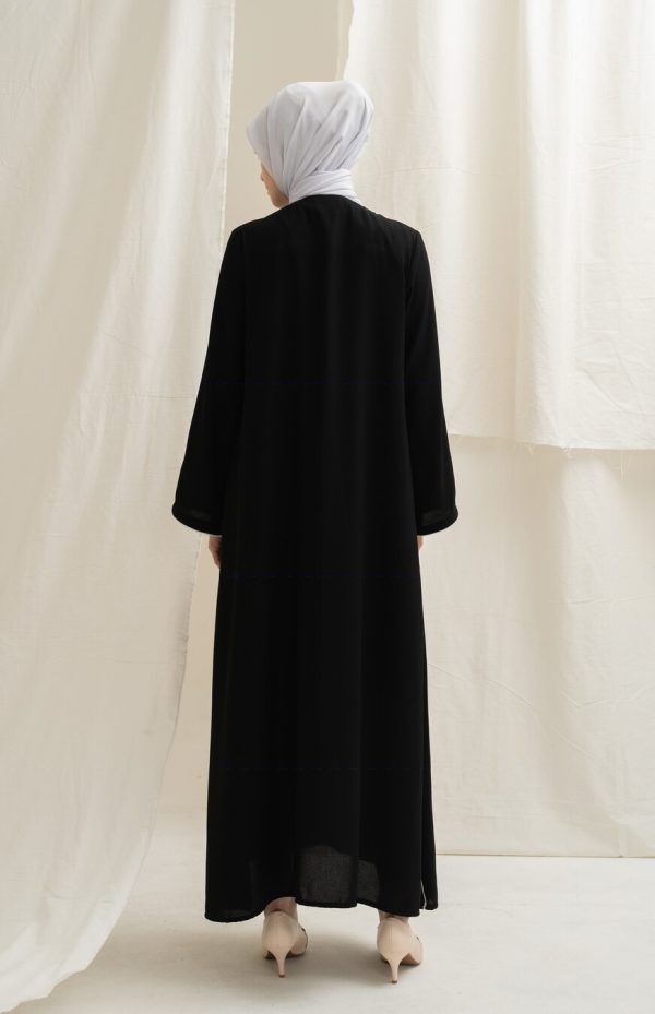 Abaya Humaira Black Big Size - Image 8