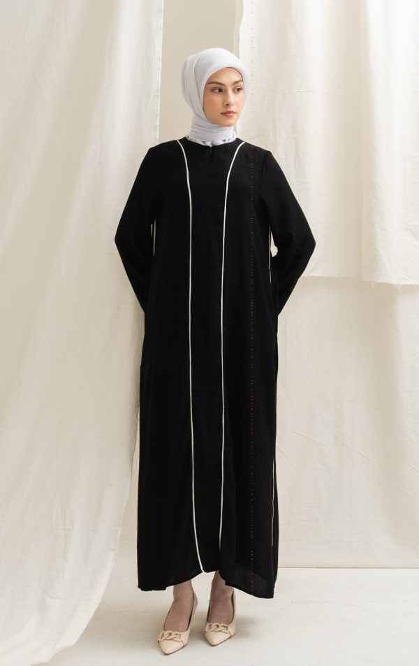 Abaya Humaira Black Big Size - Image 6
