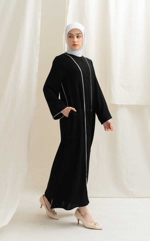 Abaya Humaira Black Big Size - Image 3