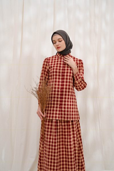 Blus Velya Rya Marun