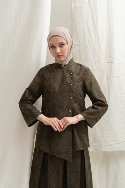 Kebaya Janggan Ghia Dark Olive