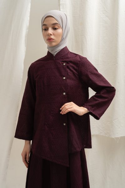 Kebaya Janggan Ghia Marun