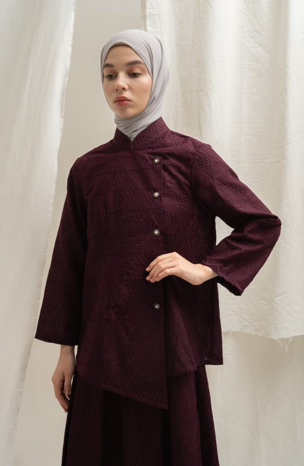 Kebaya Janggan Ghia Marun