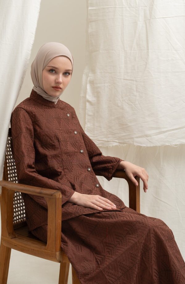 Kebaya Janggan Ghia Terakota Big Size - Image 3