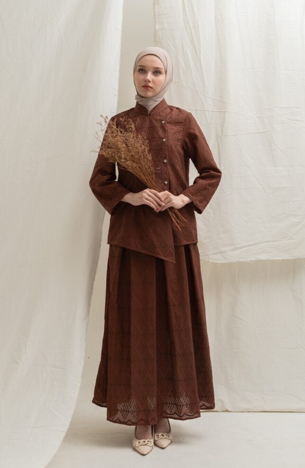 Kebaya Janggan Ghia Terakota Big Size - Image 4