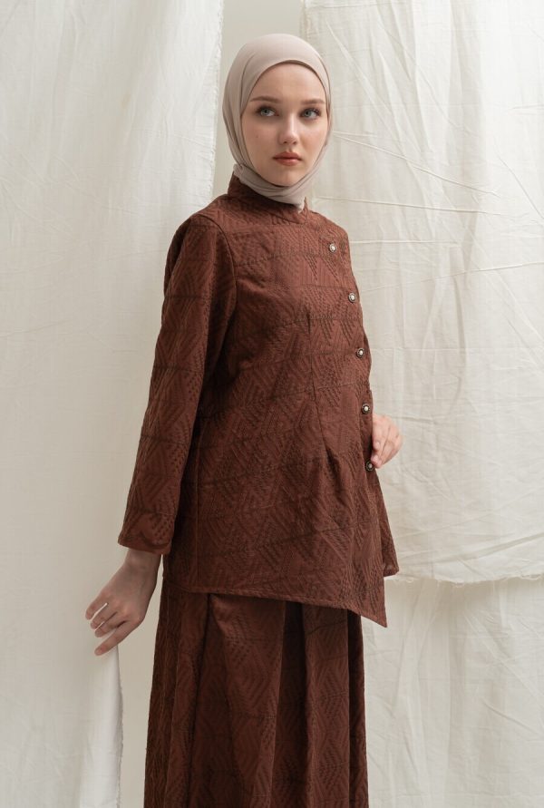 Kebaya Janggan Ghia Terakota Big Size - Image 7