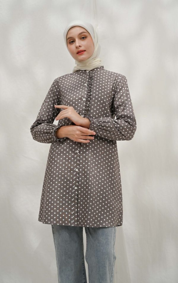 Tunik Lyla Polka Grey
