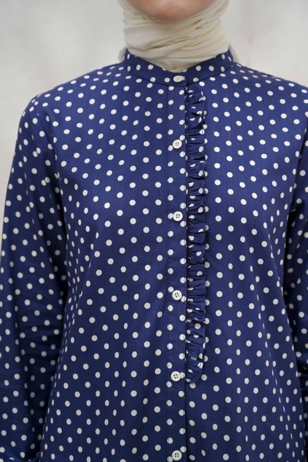 Tunik Lyla Polka Navy - Image 6