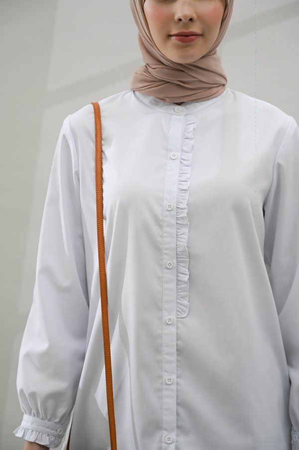 Blus Lyla White Big Size - Image 4