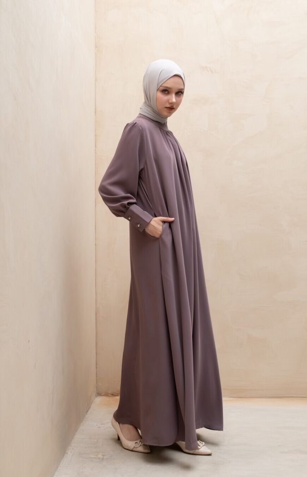 Gamis Lara Meena Dusk Lavender Big Size - Image 2
