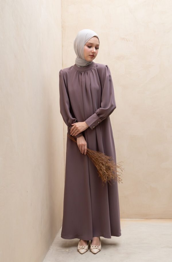 Gamis Lara Meena Dusk Lavender Big Size - Image 4