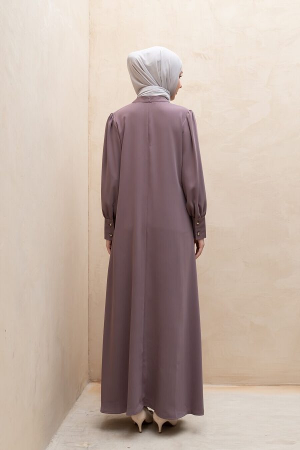 Gamis Lara Meena Dusk Lavender Big Size - Image 7